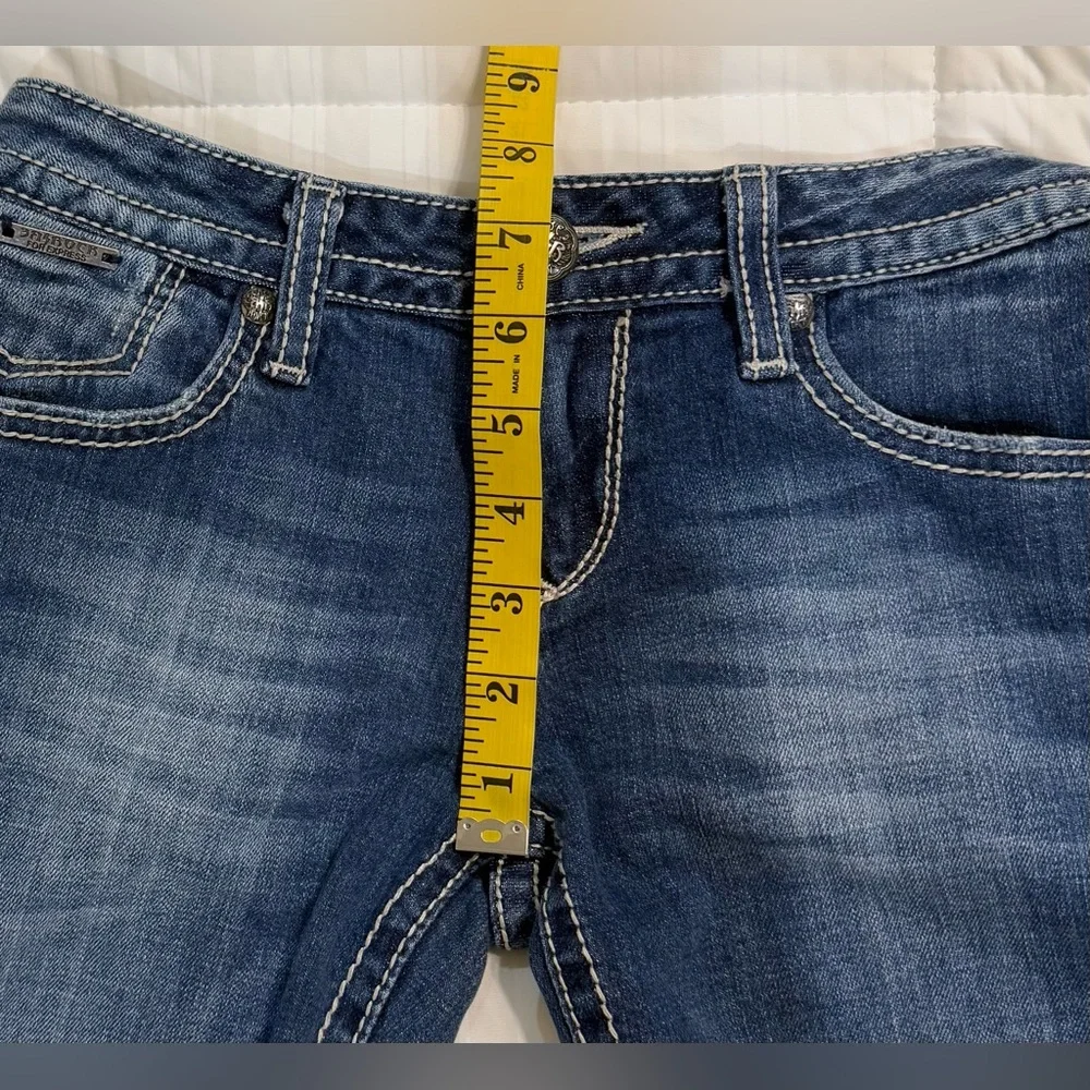 Rerock for Express Classic Blue Denim Jeans Boot Cut